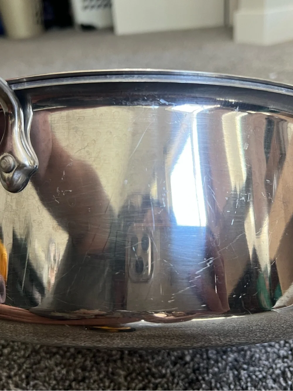 All-Clad D3® Tri-Ply Stainless-Steel Stock Pot 6 Quart with lid - Picture 6 of 9